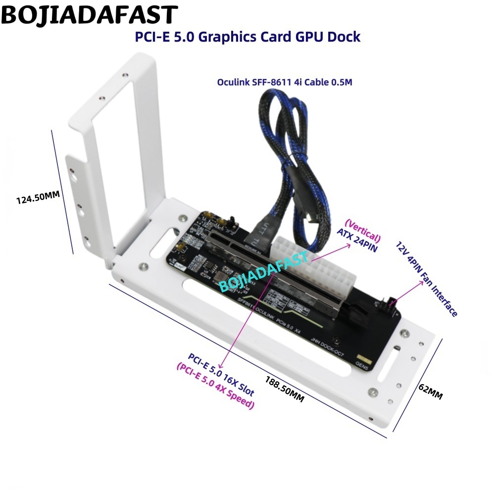 PCI-E 5.0 X4 OCuLink External  - đánh giá và giá Oculink Egpu Dock Graphics Card