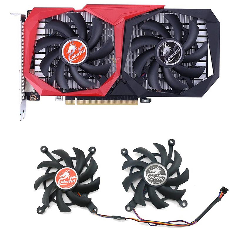 2pcs NEW 85MM 4PIN 12V Cooling - đánh giá và giá Rtx 4080 Super 16Gb