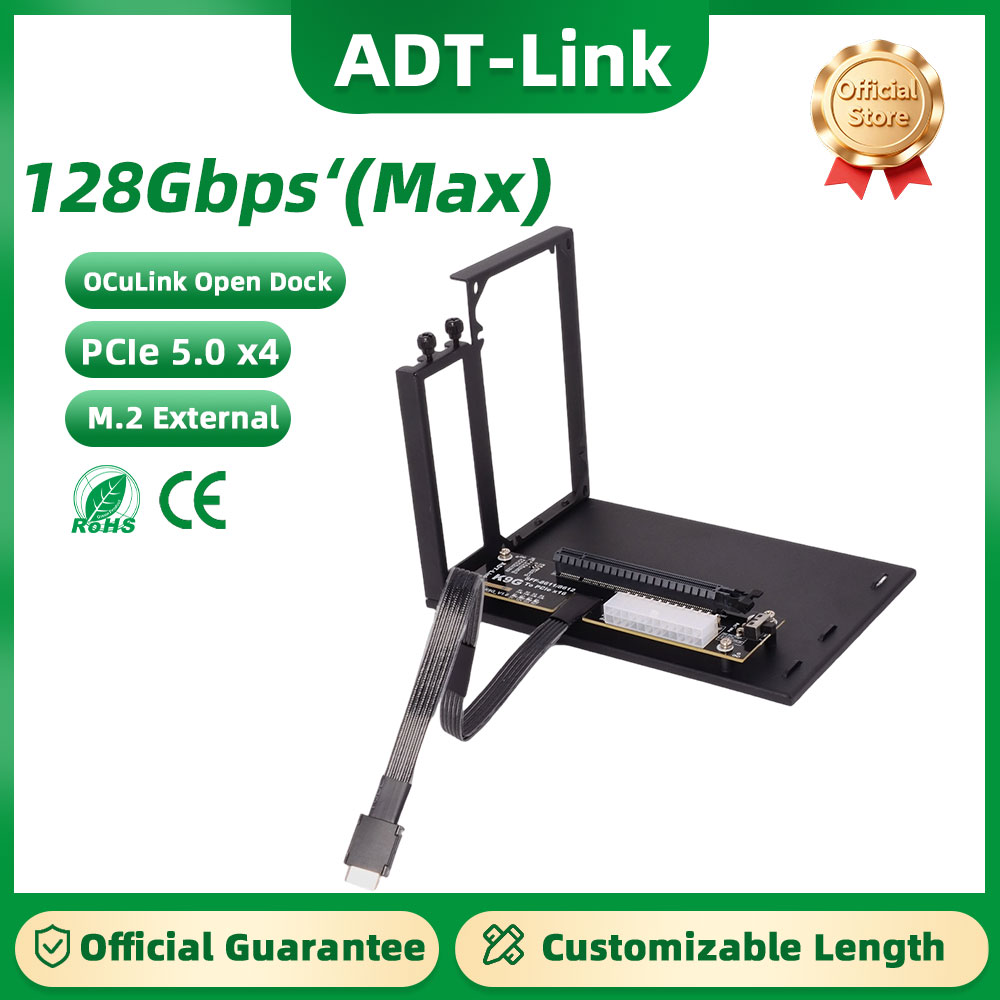 ADT-Link PCIe 5.0 K993G OcuLin - đánh giá và giá Oculink Egpu Dock Graphics Card