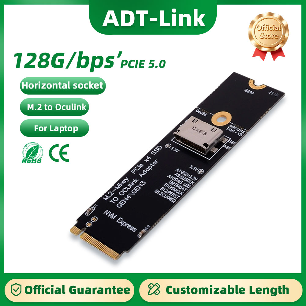 ADT-Link PCIe 5.0 X4 to OCuLin - đánh giá và giá Oculink Egpu Dock Graphics Card