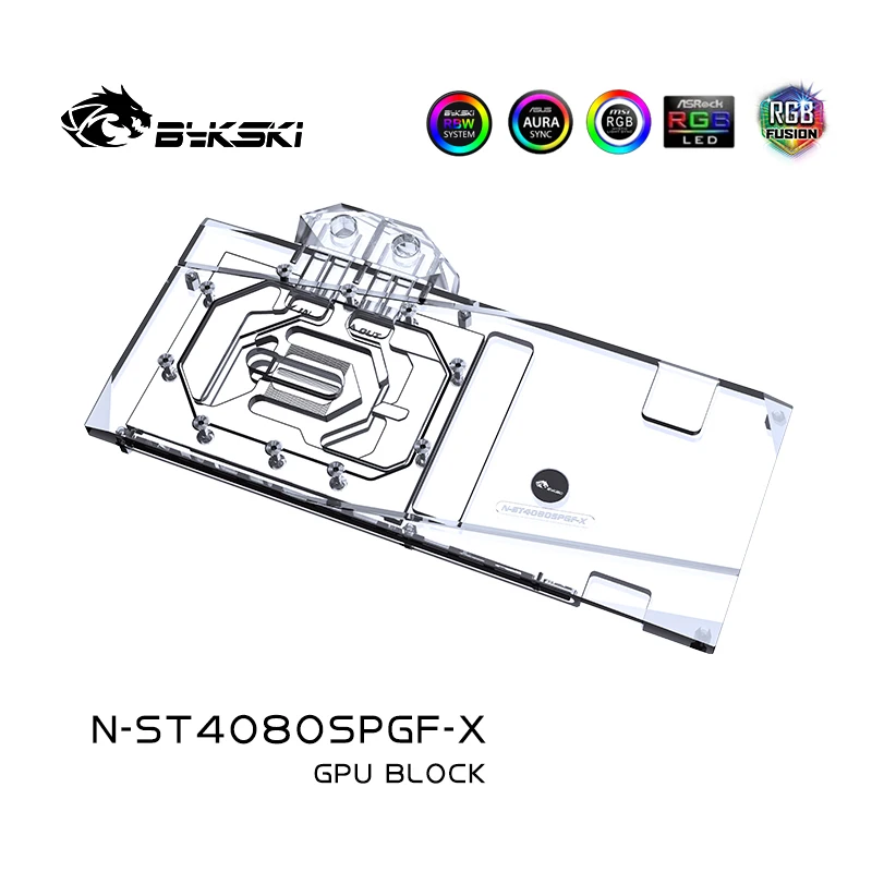 Bykski N-ST4080SPGF-X GPU Bloc - đánh giá và giá Rtx 4080 Super 16Gb