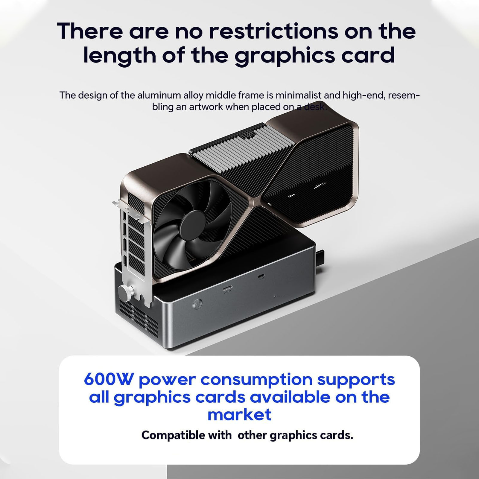 800W PSU PCIe 4.0 X4 External  - đánh giá và giá Oculink Egpu Dock Graphics Card
